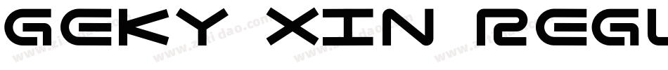 Geky Xin Regular字体转换